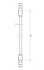 CEZARES Czr CZR-FD-150-GM Гибкий шланг PVC 150 см, оружейная сталь CZR-FD-150-GM