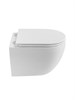 BELBAGNO Compatto Унитаз подвесной безободковый с сиденьем и смывом TORNADO COMPATTO BB003CH-TOR/SC BB003CH-TOR/SC