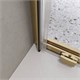 BELBAGNO Luce Душевая дверь в нишу  ширина 110 см, профиль - золото / стекло - прозрачное LUCE-BF-1-110-C-ORO