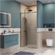 BELBAGNO Soft Close-2 Душевая дверь в нишу раздвижные ширина 100 см, профиль - оружейная сталь / стекло - прозрачное SOFT_CLOSE-2-BF-1-100-C-GM