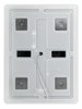 BELBAGNO Зеркало с встроенным светильником, сенсорным выключателем, bluetooth, цифровым термометром, радио SPC-GRT-1200-800-LED-TCH-RAD, 12W, 220-240V, 1200x30x800 SPC-GRT-1200-800-LED-TCH-RAD