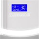 BELBAGNO Зеркало с встроенным светильником, сенсорным выключателем, bluetooth, цифровым термометром, радио SPC-RNG-800-LED-TCH-RAD, 12W, 220-240V, 800x30 SPC-RNG-800-LED-TCH-RAD