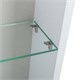 BELBAGNO Marino Зеркальный шкаф с одной распашной дверью, с четырьмя стеклянными полками, со встроенной подсветкой и сенсорным выключателем SPC-MAR-450/1600-1A-LED-TCH, 12W, 220-240V,455x1595x150 SPC-MAR-450/1600-1A-LED-TCH