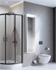 BELBAGNO Marino Зеркальный шкаф с одной распашной дверью, с четырьмя стеклянными полками, со встроенной подсветкой и сенсорным выключателем SPC-MAR-450/1600-1A-LED-TCH, 12W, 220-240V,455x1595x150 SPC-MAR-450/1600-1A-LED-TCH