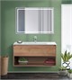 BELBAGNO Kraft Зеркало в алюминиевой раме со встроенным светильником, сенсорным выключателем и подогревом, SPC-KRAFT-1000-800-LED-TCH-WARM, 1000x32x800 SPC-KRAFT-1000-800-LED-TCH-WARM