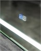 BELBAGNO Kraft Зеркало в алюминиевой раме со встроенным светильником, сенсорным выключателем и подогревом, SPC-KRAFT-700-800-LED-TCH-WARM-NERO,  700x32x900 мм SPC-KRAFT-700-800-LED-TCH-WARM-NERO