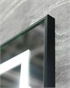 BELBAGNO Kraft Зеркало в алюминиевой раме со встроенным светильником, сенсорным выключателем и подогревом, SPC-KRAFT-700-800-LED-TCH-WARM-NERO,  700x32x900 мм SPC-KRAFT-700-800-LED-TCH-WARM-NERO