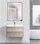 BELBAGNO Kraft Зеркало в алюминиевой раме со встроенным светильником, сенсорным выключателем и подогревом, SPC-KRAFT-700-900-LED-TCH-WARM-NERO, 700x32x900 мм SPC-KRAFT-700-900-LED-TCH-WARM-NERO