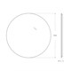 BELBAGNO Зеркало с интерьерной подсветкой SPC-INT-1000-LED, без выключателя, 12V, 220-240V, 1000x30 SPC-INT-1000-LED
