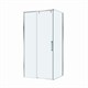 BELBAGNO Soft Close-1 Душевой уголок прямоугольный размер 100x80 см профиль - хром / стекло - прозрачное, двери раздвижные SOFT_CLOSE-1-AH-1-100/80-C-Cr