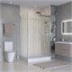 BELBAGNO Marino Душевой уголок прямоугольный размер 110x100 см профиль - хром / стекло - прозрачное, двери раздвижные MARINO-2-AH-1-110/100-C-Cr