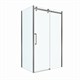 BELBAGNO Marino Душевой уголок прямоугольный размер 110x90 см профиль - оружейная сталь / стекло - прозрачное, двери раздвижные MARINO-2-AH-1-110/90-C-GM
