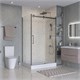 BELBAGNO Marino Душевой уголок прямоугольный размер 120x90 см профиль - оружейная сталь / стекло - прозрачное, двери раздвижные MARINO-2-AH-1-120/90-C-GM