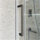 BELBAGNO Marino Душевой уголок прямоугольный размер 140x100 см профиль - оружейная сталь / стекло - прозрачное, двери раздвижные MARINO-2-AH-1-140/100-C-GM