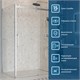 BELBAGNO Marino Душевой уголок прямоугольный размер 140x80 см профиль - хром / стекло - прозрачное, двери раздвижные MARINO-2-AH-1-140/80-C-Cr