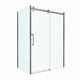 BELBAGNO Marino Душевой уголок прямоугольный размер 150x90 см профиль - оружейная сталь / стекло - прозрачное, двери раздвижные MARINO-2-AH-1-150/90-C-GM