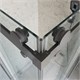 BELBAGNO Marino Душевой уголок прямоугольный размер 150x90 см профиль - оружейная сталь / стекло - прозрачное, двери раздвижные MARINO-2-AH-1-150/90-C-GM