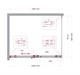 BELBAGNO Soft Close-2 Душевой уголок прямоугольный размер 110x90 см профиль - хром / стекло - прозрачное, двери раздвижные SOFT_CLOSE-2-AH-1-110/90-C-Cr