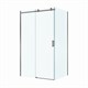 BELBAGNO Soft Close-2 Душевой уголок прямоугольный размер 120x90 см профиль - оружейная сталь / стекло - прозрачное, двери раздвижные SOFT_CLOSE-2-AH-1-120/90-C-GM