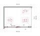 BELBAGNO Soft Close-2 Душевой уголок прямоугольный размер 120x90 см профиль - оружейная сталь / стекло - прозрачное, двери раздвижные SOFT_CLOSE-2-AH-1-120/90-C-GM