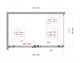 BELBAGNO Soft Close-2 Душевой уголок прямоугольный размер 130x80 см профиль - оружейная сталь / стекло - прозрачное, двери раздвижные SOFT_CLOSE-2-AH-1-130/80-C-GM