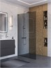 BELBAGNO Uno Душевая перегородка ширина 110 см, профиль - хром / стекло - серое UNO-L-1-TB-110-GR-Cr