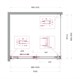BELBAGNO Soft Close-1 Душевой уголок прямоугольный размер 100x90 см профиль - хром / стекло - прозрачное, двери раздвижные SOFT_CLOSE-1-AH-1-100/90-C-Cr