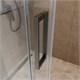 BELBAGNO Soft Close-1 Душевой уголок прямоугольный размер 110x100 см профиль - оружейная сталь / стекло - прозрачное, двери раздвижные SOFT_CLOSE-1-AH-1-110/100-C-GM