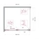 BELBAGNO Soft Close-1 Душевой уголок прямоугольный размер 110x100 см профиль - оружейная сталь / стекло - прозрачное, двери раздвижные SOFT_CLOSE-1-AH-1-110/100-C-GM