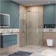 BELBAGNO Soft Close-1 Душевой уголок прямоугольный размер 110x90 см профиль - хром / стекло - прозрачное, двери раздвижные SOFT_CLOSE-1-AH-1-110/90-C-Cr