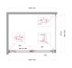 BELBAGNO Soft Close-1 Душевой уголок прямоугольный размер 110x90 см профиль - хром / стекло - прозрачное, двери раздвижные SOFT_CLOSE-1-AH-1-110/90-C-Cr