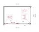 BELBAGNO Soft Close-1 Душевой уголок прямоугольный размер 120x80 см профиль - оружейная сталь / стекло - прозрачное, двери раздвижные SOFT_CLOSE-1-AH-1-120/80-C-GM