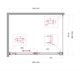 BELBAGNO Soft Close-1 Душевой уголок прямоугольный размер 120x90 см профиль - оружейная сталь / стекло - прозрачное, двери раздвижные SOFT_CLOSE-1-AH-1-120/90-C-GM