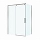 BELBAGNO Soft Close-1 Душевой уголок прямоугольный размер 130x100 см профиль - оружейная сталь / стекло - прозрачное, двери раздвижные SOFT_CLOSE-1-AH-1-130/100-C-GM
