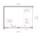 BELBAGNO Soft Close-1 Душевой уголок прямоугольный размер 130x100 см профиль - оружейная сталь / стекло - прозрачное, двери раздвижные SOFT_CLOSE-1-AH-1-130/100-C-GM