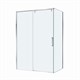 BELBAGNO Soft Close-1 Душевой уголок прямоугольный размер 130x90 см профиль - хром / стекло - прозрачное, двери раздвижные SOFT_CLOSE-1-AH-1-130/90-C-Cr