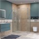BELBAGNO Soft Close-1 Душевой уголок прямоугольный размер 140x100 см профиль - хром / стекло - прозрачное, двери раздвижные SOFT_CLOSE-1-AH-1-140/100-C-Cr