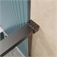 BELBAGNO Soft Close-1 Душевой уголок прямоугольный размер 160x100 см профиль - оружейная сталь / стекло - прозрачное, двери раздвижные SOFT_CLOSE-1-AH-1-160/100-C-GM
