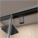 BELBAGNO Soft Close-1 Душевой уголок прямоугольный размер 160x100 см профиль - оружейная сталь / стекло - прозрачное, двери раздвижные SOFT_CLOSE-1-AH-1-160/100-C-GM