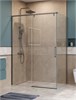 BELBAGNO Soft Close-1 Душевой уголок прямоугольный размер 160x100 см профиль - оружейная сталь / стекло - прозрачное, двери раздвижные SOFT_CLOSE-1-AH-1-160/100-C-GM