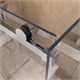BELBAGNO Soft Close-2 Душевой уголок прямоугольный размер 100x80 см профиль - хром / стекло - прозрачное, двери раздвижные SOFT_CLOSE-2-AH-1-100/80-C-Cr