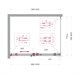 BELBAGNO Soft Close-2 Душевой уголок прямоугольный размер 100x80 см профиль - оружейная сталь / стекло - прозрачное, двери раздвижные SOFT_CLOSE-2-AH-1-100/80-C-GM