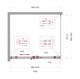 BELBAGNO Soft Close-2 Душевой уголок прямоугольный размер 100x90 см профиль - хром / стекло - прозрачное, двери раздвижные SOFT_CLOSE-2-AH-1-100/90-C-Cr