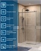 BELBAGNO Soft Close-2 Душевой уголок прямоугольный размер 120x80 см профиль - оружейная сталь / стекло - прозрачное, двери раздвижные SOFT_CLOSE-2-AH-1-120/80-C-GM