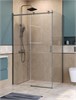 BELBAGNO Soft Close-2 Душевой уголок прямоугольный размер 130x100 см профиль - оружейная сталь / стекло - прозрачное, двери раздвижные SOFT_CLOSE-2-AH-1-130/100-C-GM