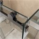BELBAGNO Soft Close-2 Душевой уголок прямоугольный размер 140x100 см профиль - оружейная сталь / стекло - прозрачное, двери раздвижные SOFT_CLOSE-2-AH-1-140/100-C-GM