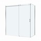 BELBAGNO Soft Close-2 Душевой уголок прямоугольный размер 180x80 см профиль - хром / стекло - прозрачное, двери раздвижные SOFT_CLOSE-2-AH-1-180/80-C-Cr