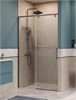 BELBAGNO Soft Close-1 Душевая дверь в нишу раздвижная ширина 120 см, профиль - оружейная сталь / стекло - прозрачное SOFT_CLOSE-1-BF-1-120-C-GM