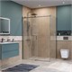 BELBAGNO Soft Close-2 Душевой уголок прямоугольный размер 140x90 см профиль - оружейная сталь / стекло - прозрачное, двери раздвижные SOFT_CLOSE-2-AH-1-140/90-C-GM