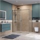 BELBAGNO Soft Close-2 Душевой уголок прямоугольный размер 160x90 см профиль - оружейная сталь / стекло - прозрачное, двери раздвижные SOFT_CLOSE-2-AH-1-160/90-C-GM